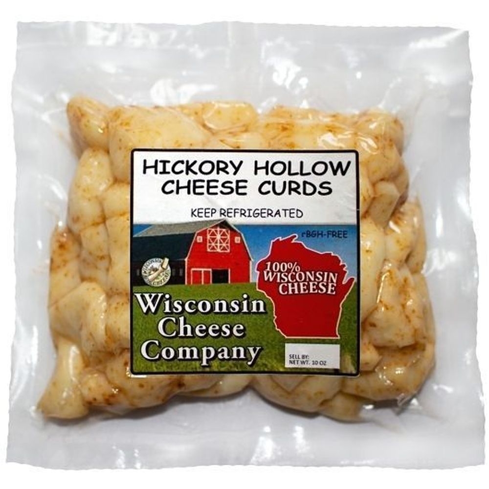 Wisconsin Cheese Company Hickory Hollow Cheese Curds, 10 Ounce -- 12 per case