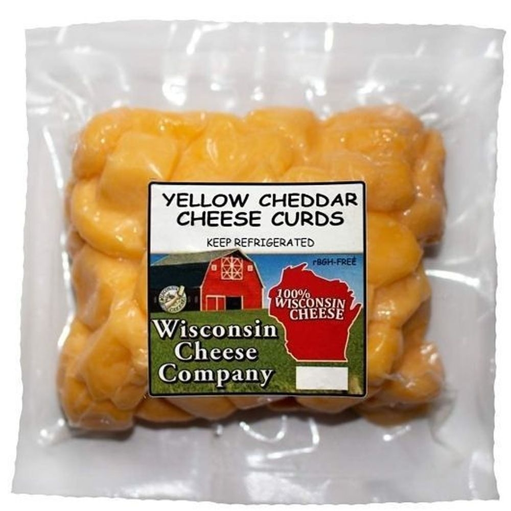 Wisconsin Cheese Company Yellow Cheddar Cheese Curds, 10 Ounce -- 12 per case