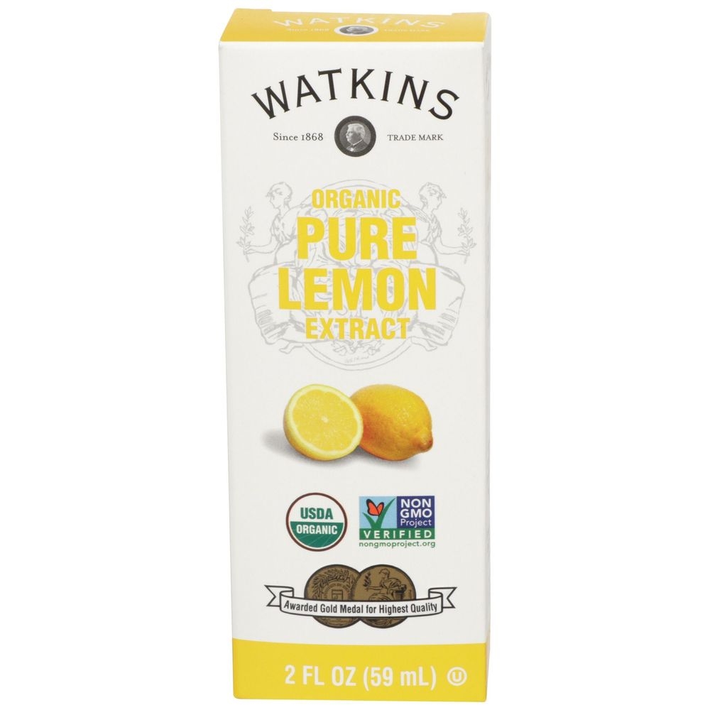 Watkins Pure Lemon Extract, 2 Fluid Ounce -- 12 per case