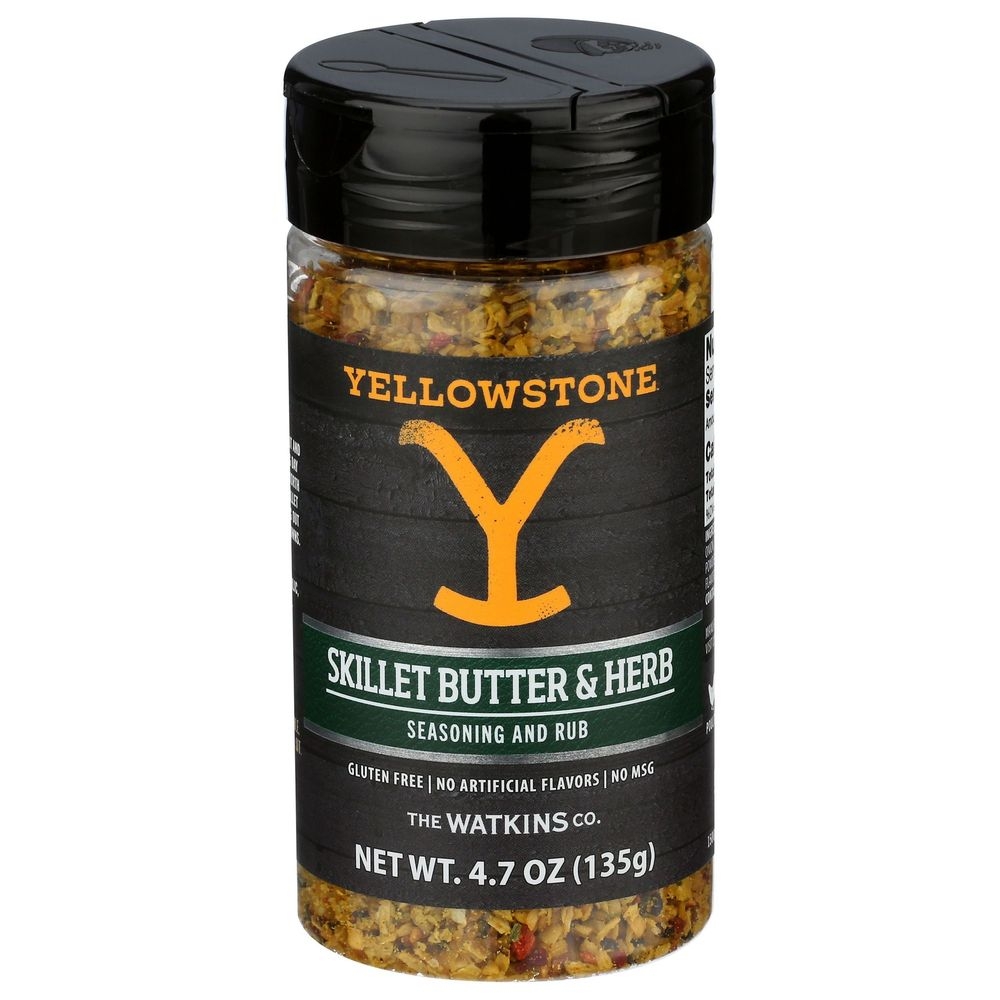 Yellowstone Skillet Butter Herb Seasoning and Rub, 4.7 Ounce -- 6 per case