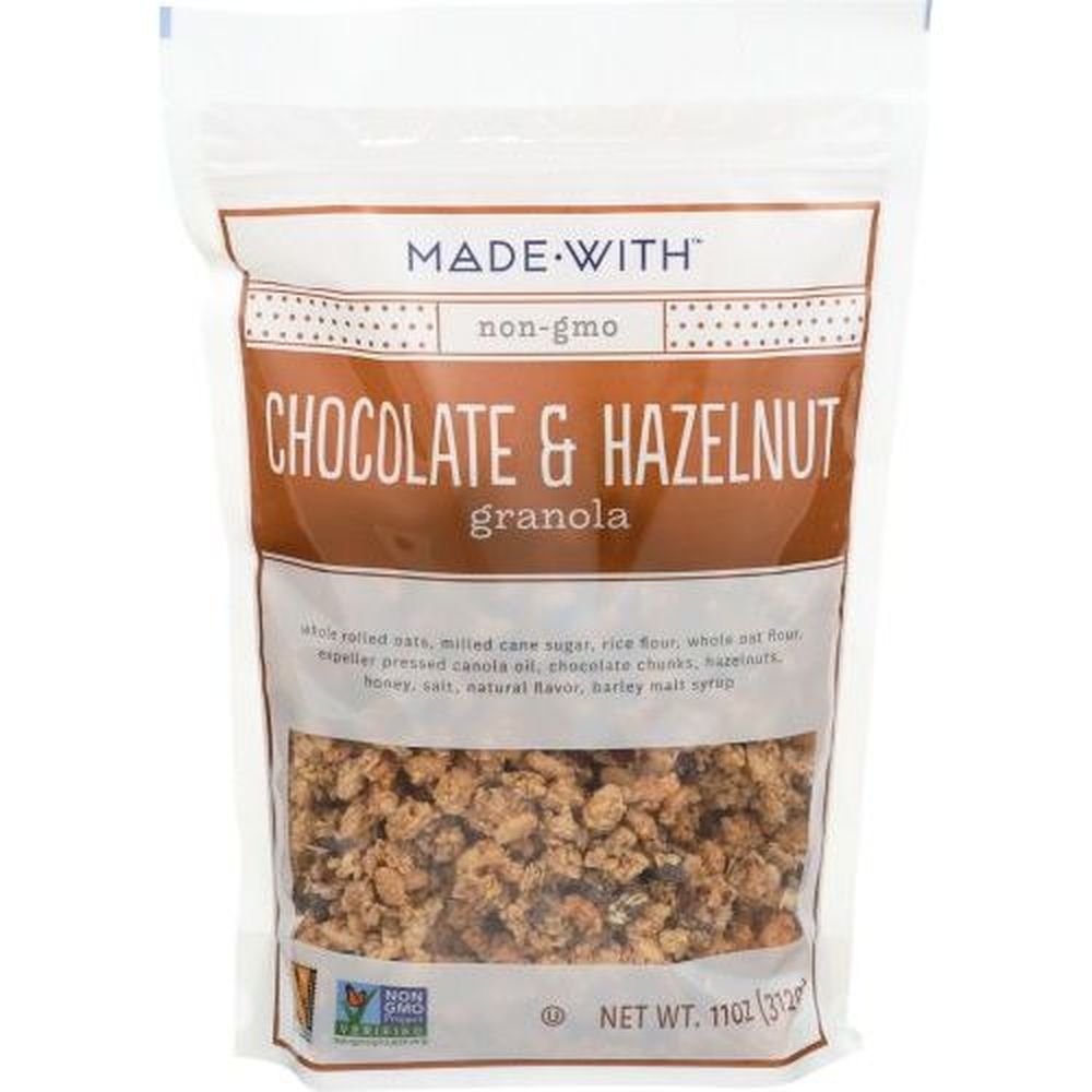 Made With Organic Chocolate and Hazelnut Granola, 11 Ounce -- 6 per case