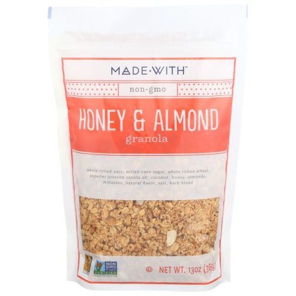 Made With Organic Honey and Almond Granola, 13 Ounce -- 6 per case