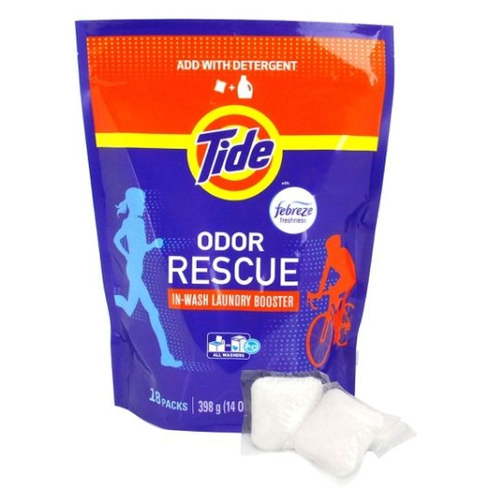 Tide Odor Rescue Laundry Detergent Capsules, 18 count - 4 per case