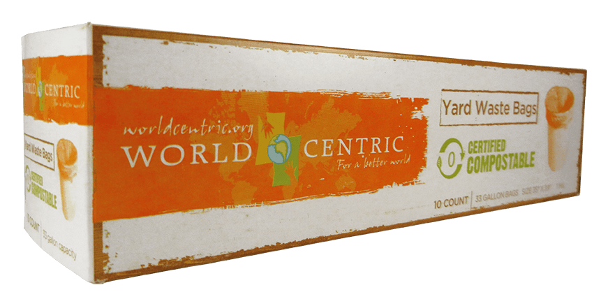 World Centric Compostable Waste Bag, 3 Gallon -- 300 per case.