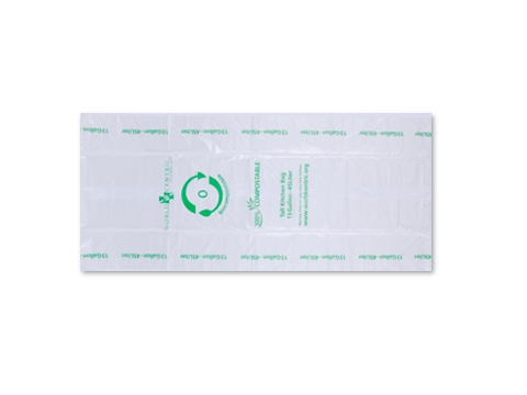 World Centric Compostable Tall Kitchen Waste Bag, 13 Gallon -- 200 per case.