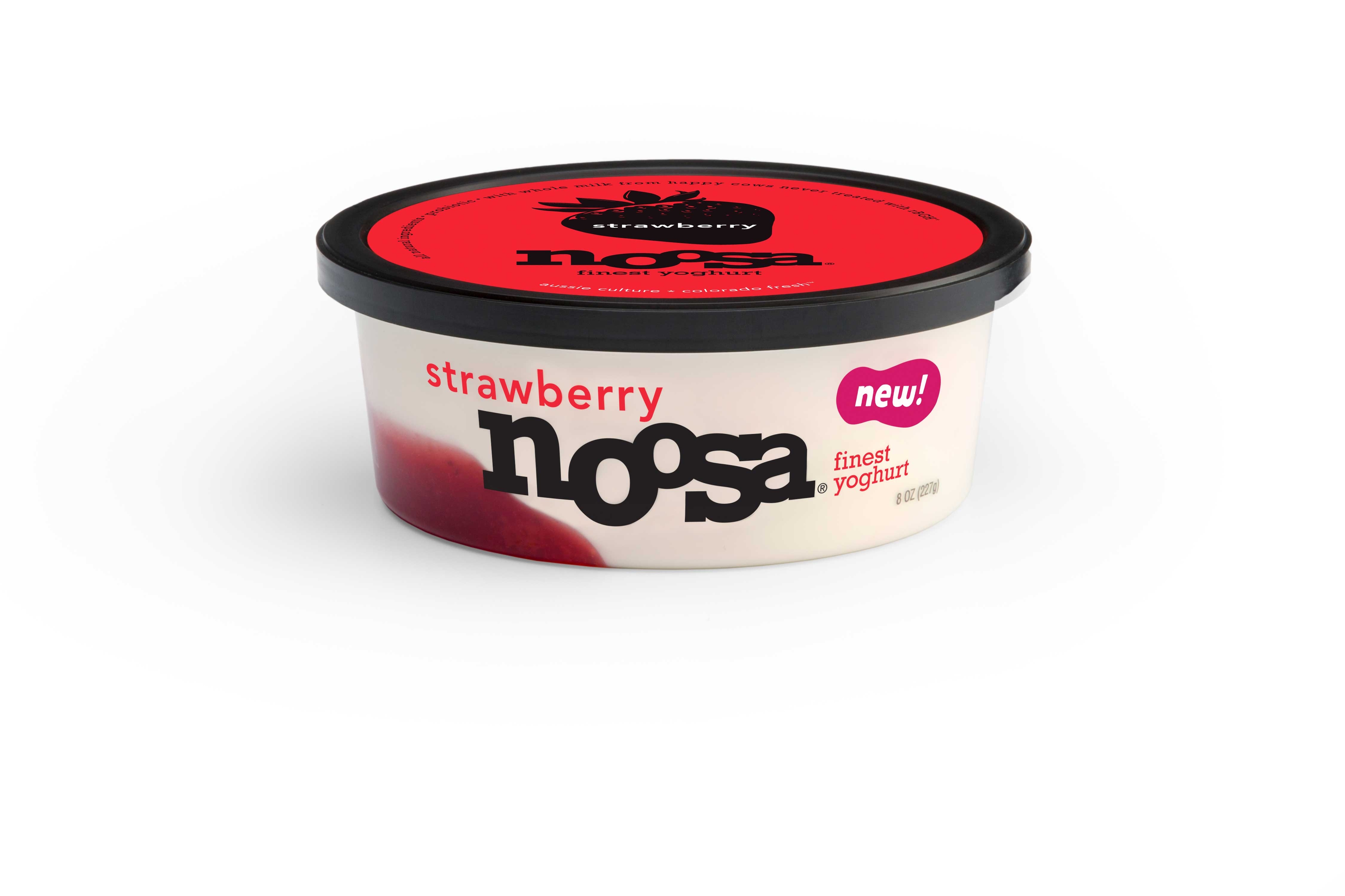 Noosa Strawberry Yoghurt, 8 Ounce -- 12 per case.
