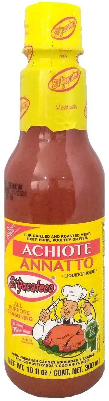 El Yucateco Annatto Liquid, 10 Fluid Ounce -- 12 per case