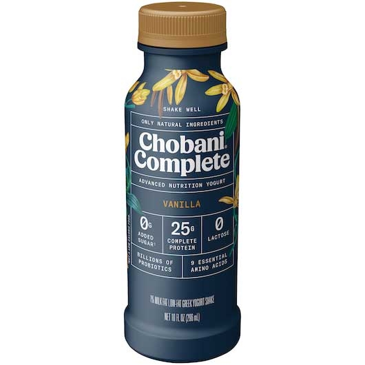 Chobani Complete Vanilla Greek Yogurt Shake, 10 Fluid Ounce -- 8 per case