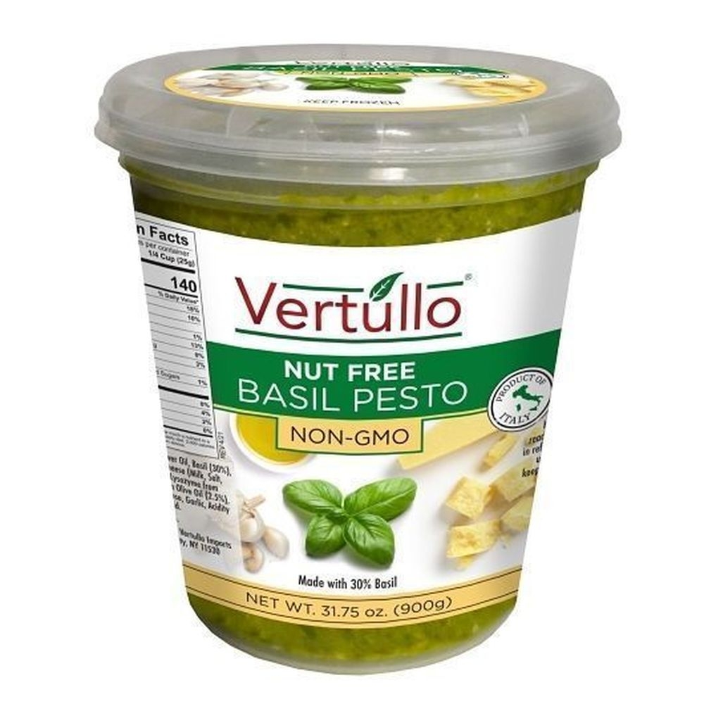 Vertullo Ready To Use Nut Free Basil Pesto, 2 Pound -- 6 per case