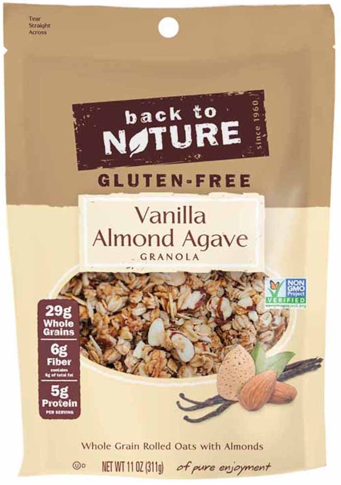 Back To Nature Vanilla Almond Agave Granola, 12 Ounce -- 6 per case