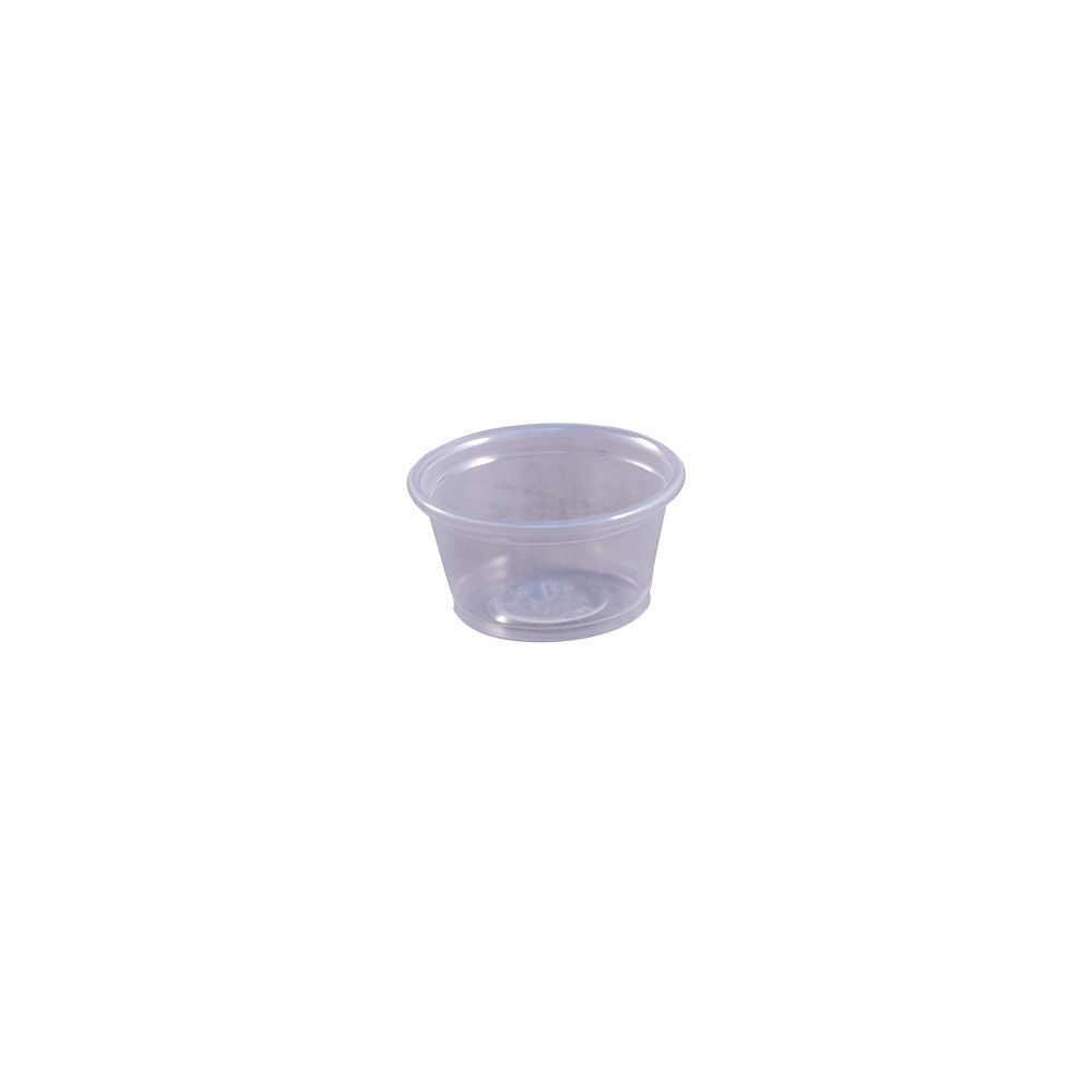Empress Clear Plastic Portion Cup, 0.75 Ounce Capacity -- 2500 per case.