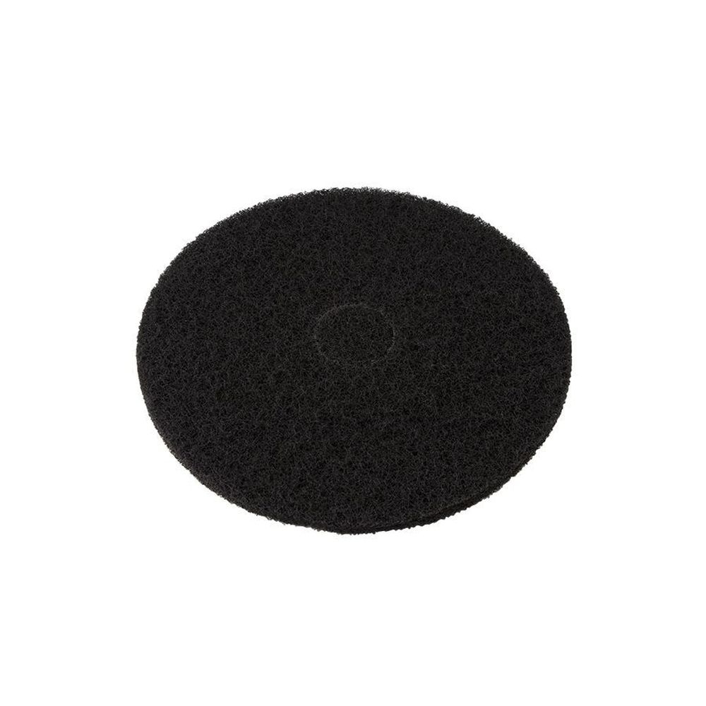 Performance Plus Black Round Stripping Pad, 13 inch -- 5 per case.