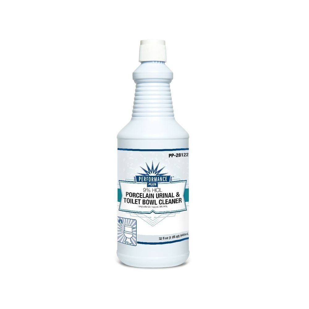 Performance Plus 9 Percent HCL Toilet Bowl Cleaner, 1 Quart -- 12 per case.