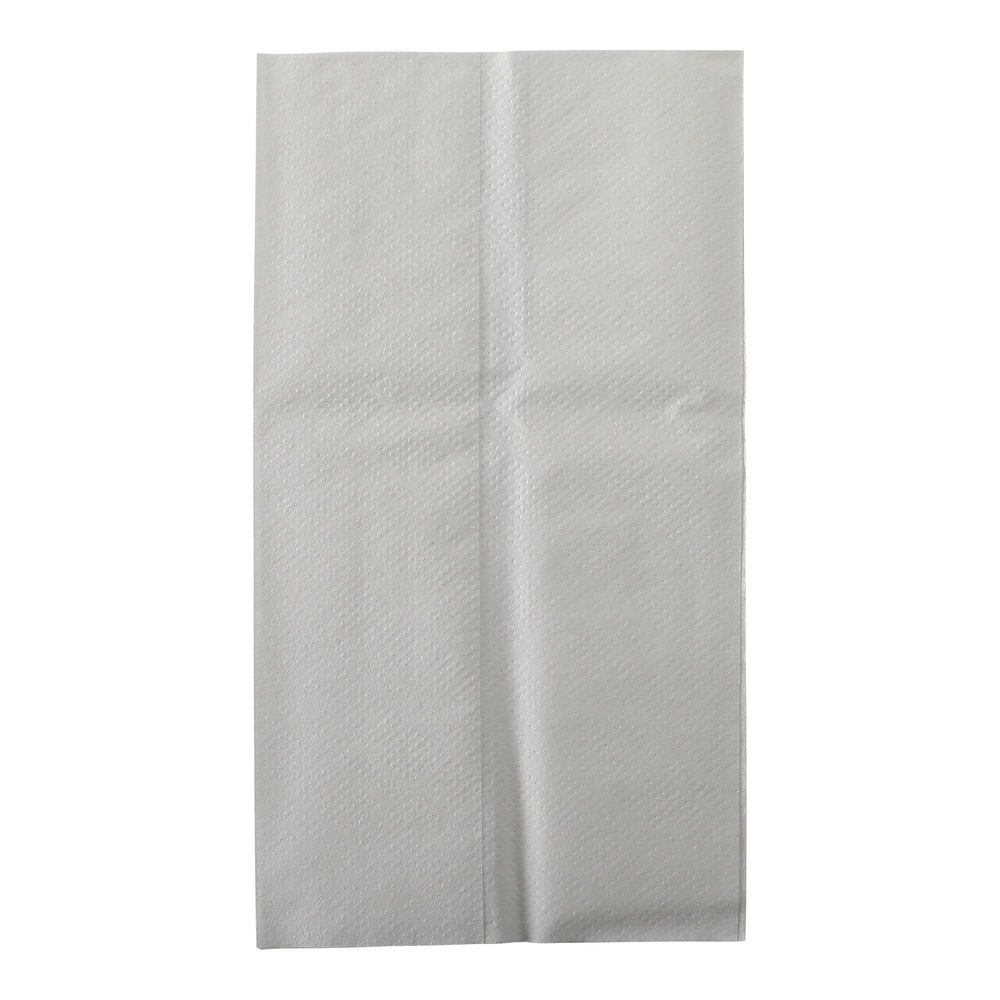 Nova 6.7 x 13 inch White 1 Ply Tallfold Napkin, 500 count -- 20 per case