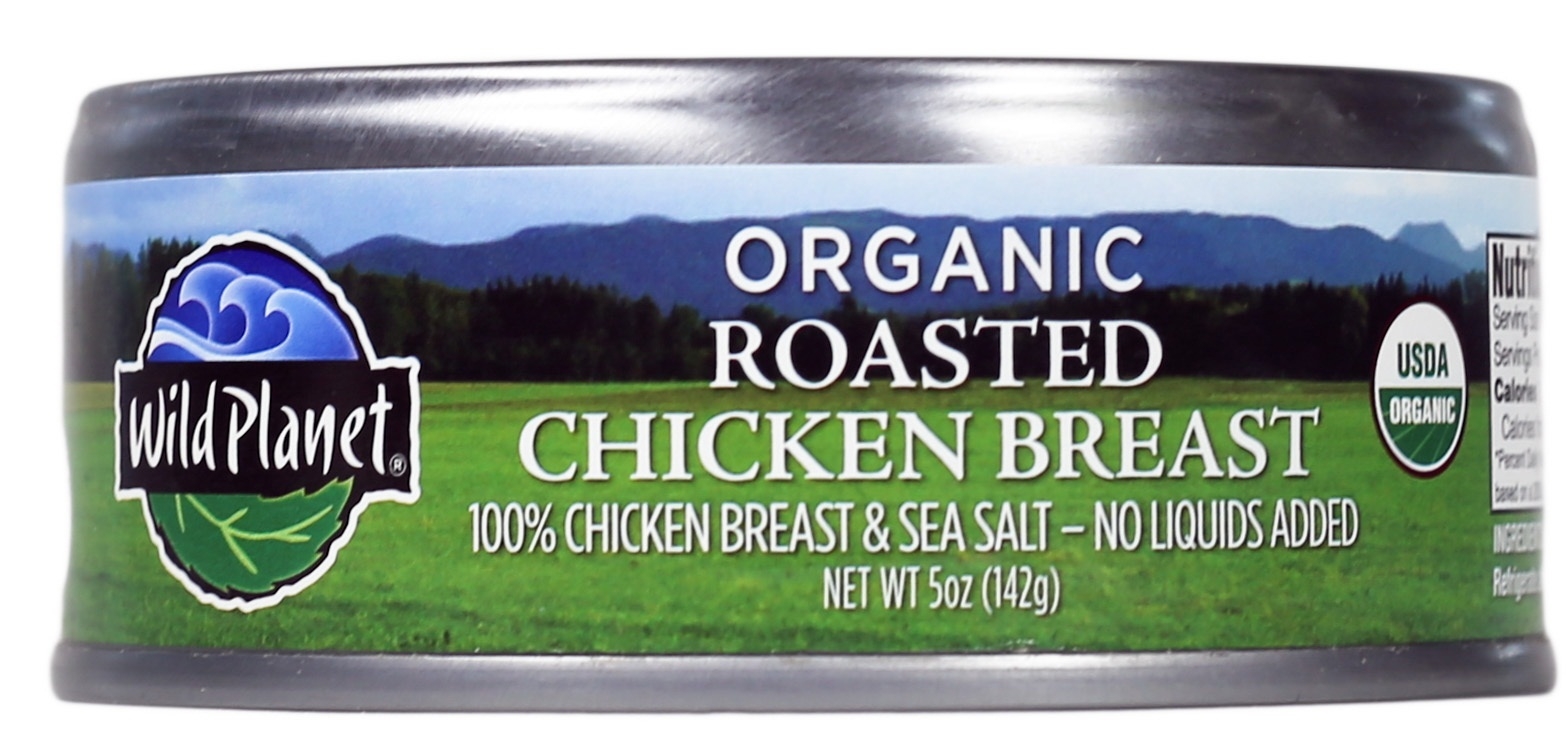 Wild Planet Foods Organic Roasted Chicken Breast, 5 Ounce -- 12 per case
