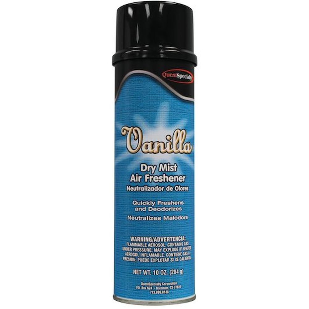 Vanilla Dry Air Freshener, 10 Ounce Aerosol - 12 per case