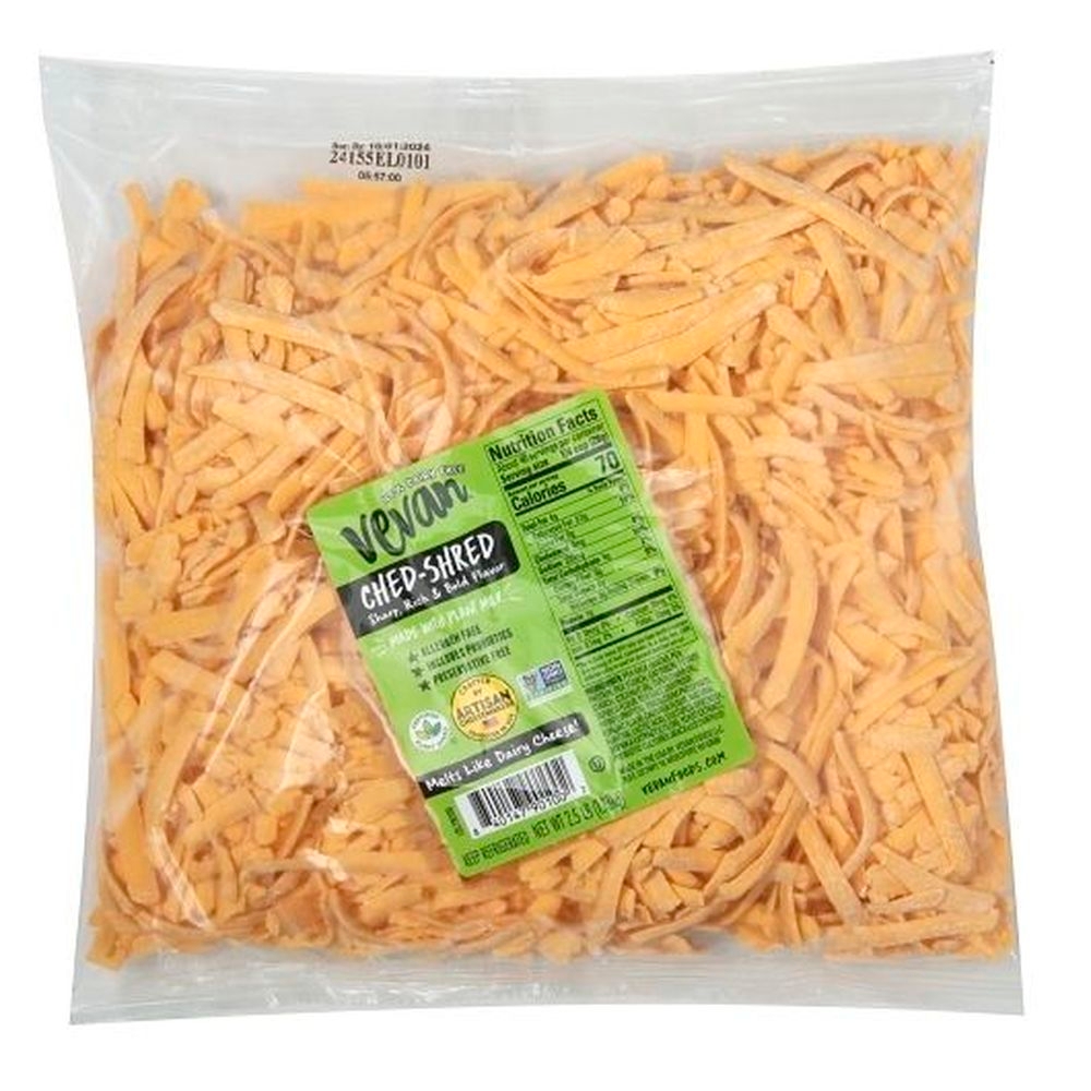 Vevan Farmstyle Cheddar Shred, 2.5 Pound - 4 per case