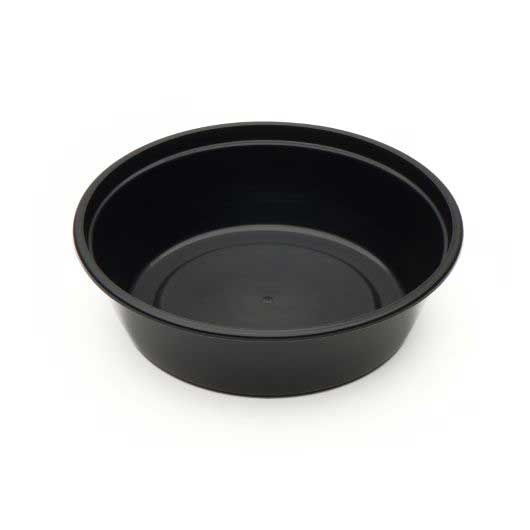 Cubeware Round Plastic Container, 24 Ounce -- 300 per case