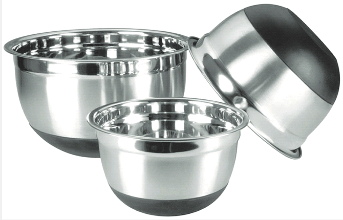 Winco Silicone Base Mixing Bowl, 1.5 Quart -- 48 per case