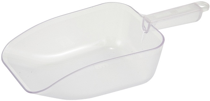 Winco Polycarbonate Clear Scoop, 50 Ounce -- 12 per case