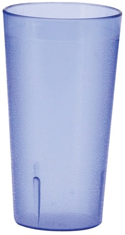 Winco Blue Pebbled Tumbler, 8 Ounce -- 72 per case