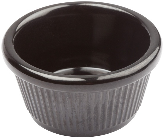 Winco White Fluted Ramekin, 3 Ounce -- 96 per case