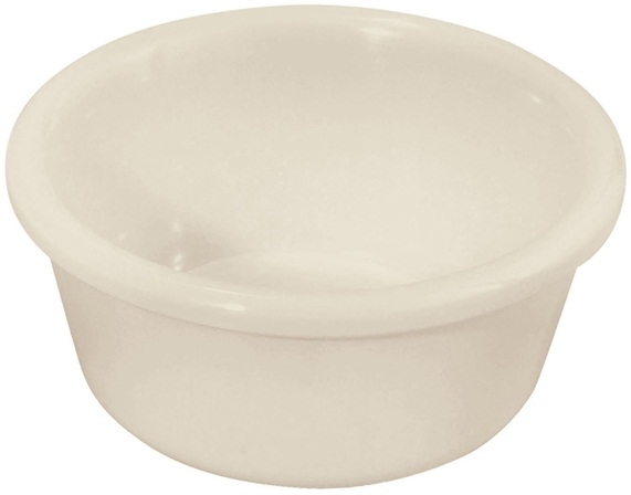 Winco Bone Plain Ramekin, 6 Ounce -- 96 per case