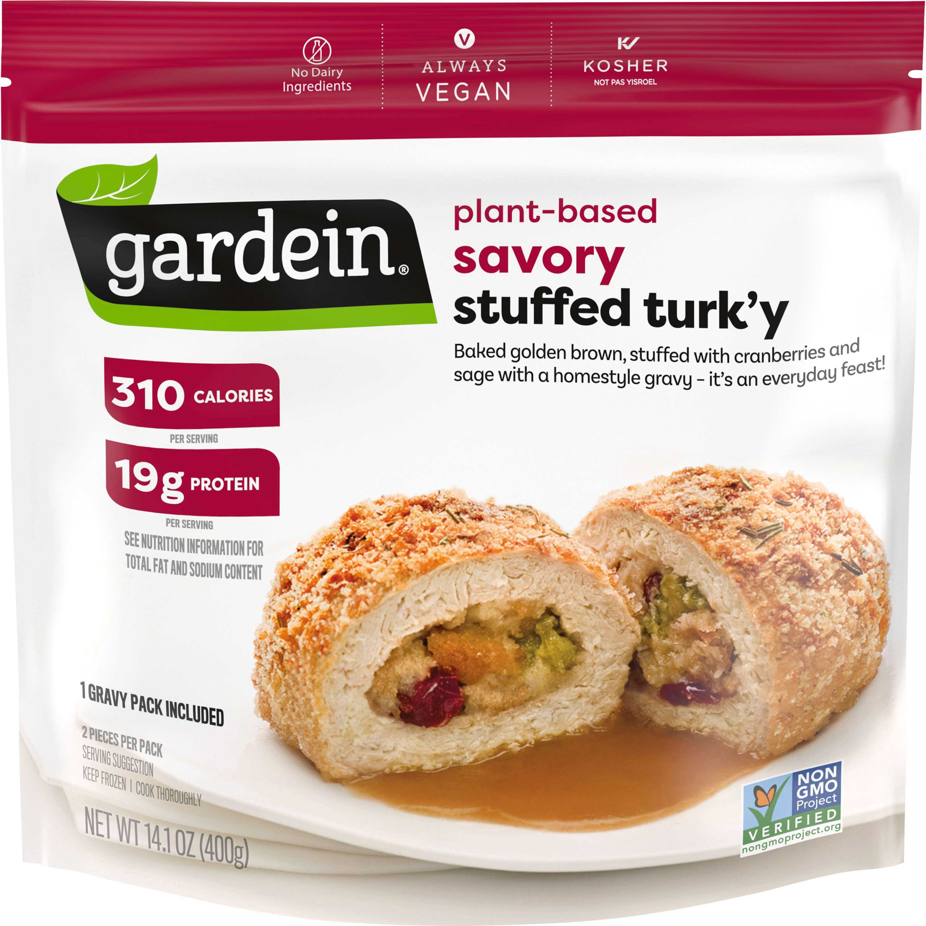 Gardein Plant Based Savory Stuffed Turk`y, 14.1 Ounce