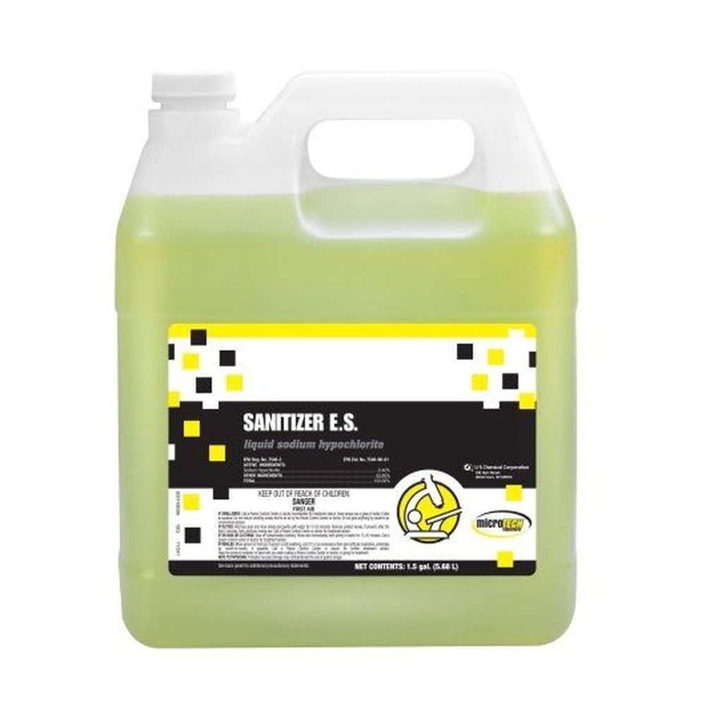U S Chemical Chlorine Based No Rinse Mechanical Warewash Sanitizer, 1.5 Gallon -- 2 per case