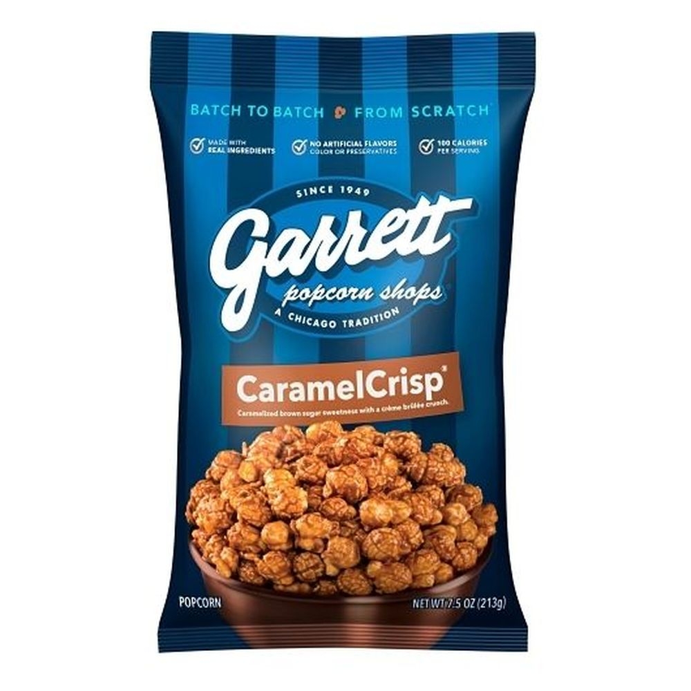 Garrett Caramel Crisp Popcorn, 7.5 Ounce -- 12 per case