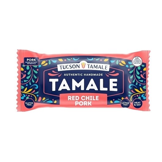 Tucson Foods Red Chile Pork Tamale, 5 Ounce -- 8 per case