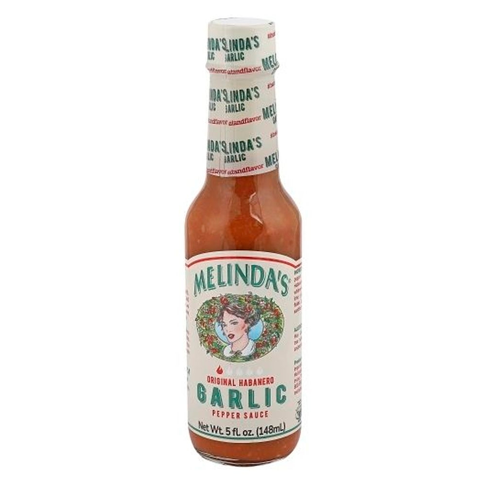 Melindas Garlic Hot Sauce, 5 Fluid Ounce - 6 per case