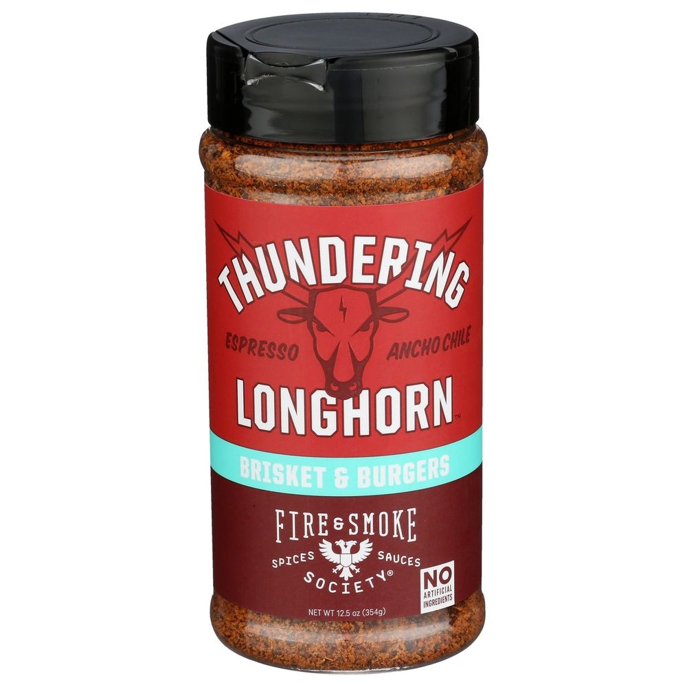 Fire and Smoke Society Thundering Longhorn Beef Rub, 16 Ounce -- 6 per case