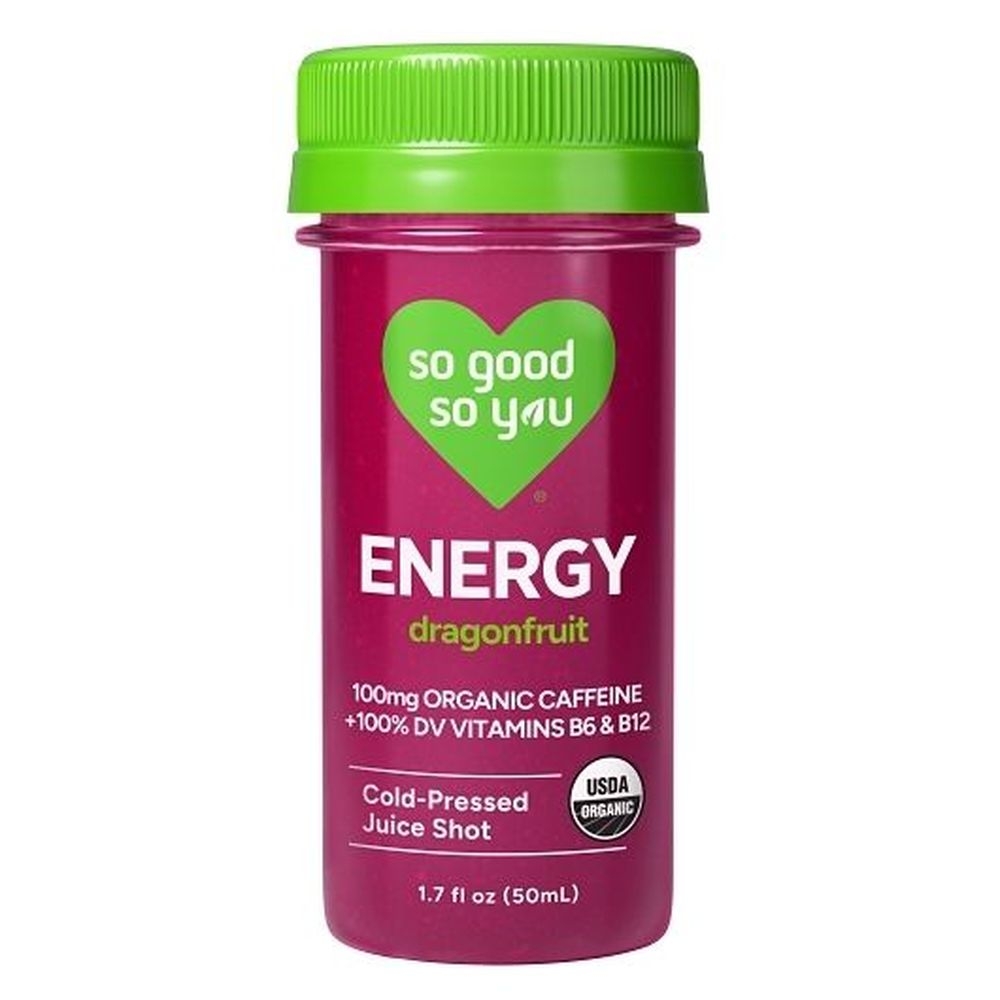 So Good So You Dragonfruit Energy Shot, 1.7 Ounce - 12 per case