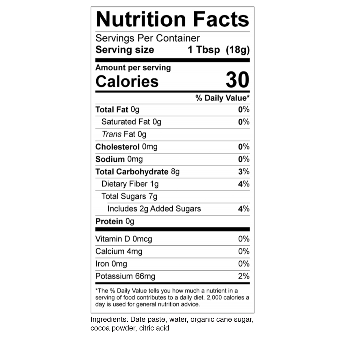 Wanna Date? Chocolate Date Spread, 9 Ounce - 12 per case.