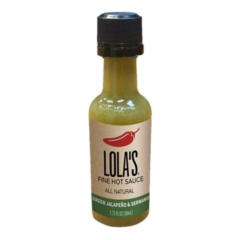 Lolas Green Jalapeno and Serrano Fine Hot Sauce, 45 count