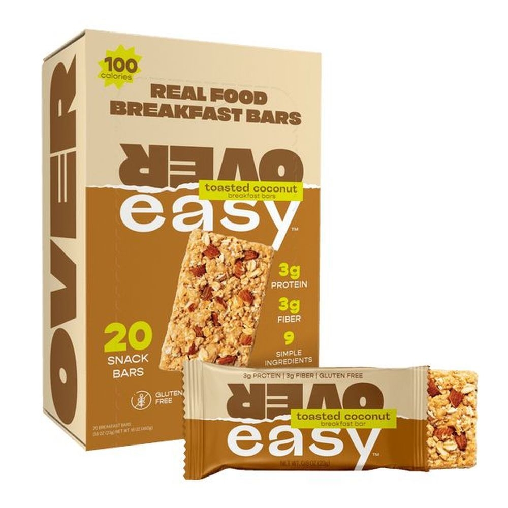 Over Easy Toasted Coconut Minis Breakfast Bar, 0.8 Ounce -- 240 per case