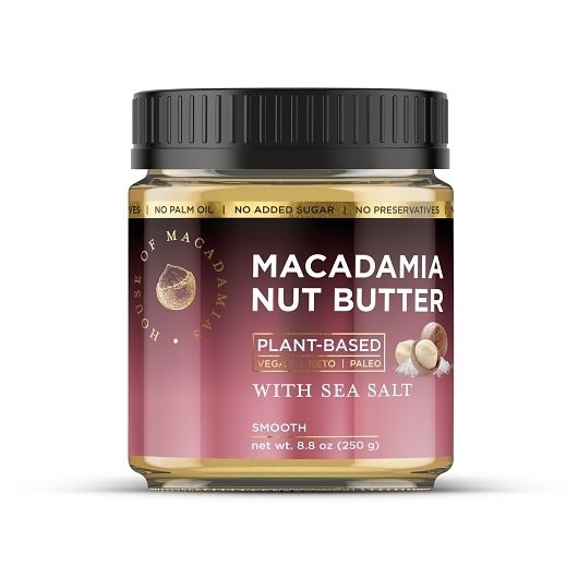 House Of Macadamias Macadamia Nut Butter with Sea Salt, 8.8 Ounce -- 8 per case