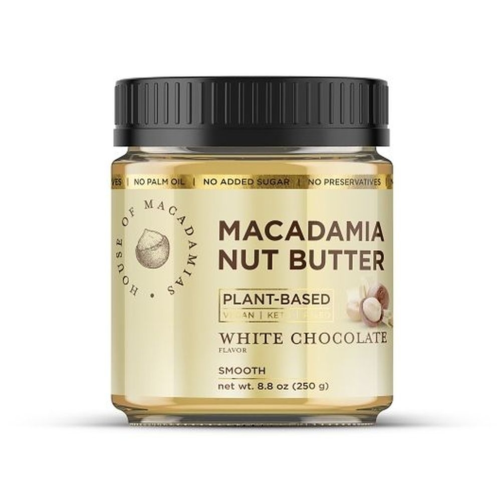 House Of Macadamias White Chocolate Macadamia Nut Butter, 8.8 Ounce -- 8 per case