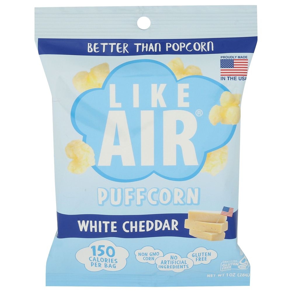 Like Air White Cheddar Puffcorn, 1 Ounce -- 8 per case