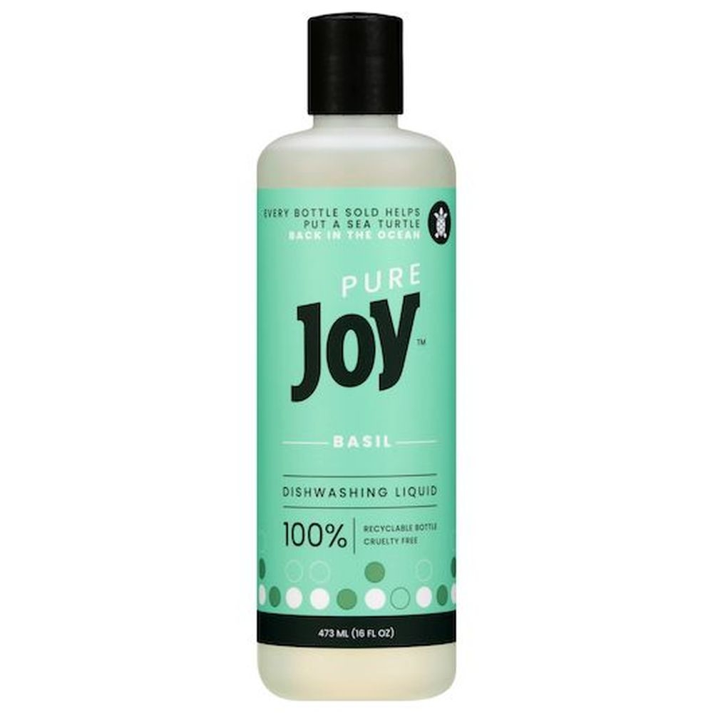 Joy Pure Basil Clear Dishwashing Liquid, 16 Fluid Ounce - 12 per case