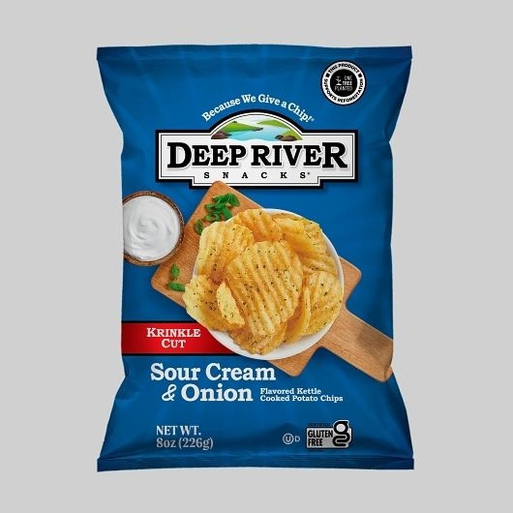 Wise Sour Cream and Onion Kettle Chips, 8 Ounce -- 12 per case