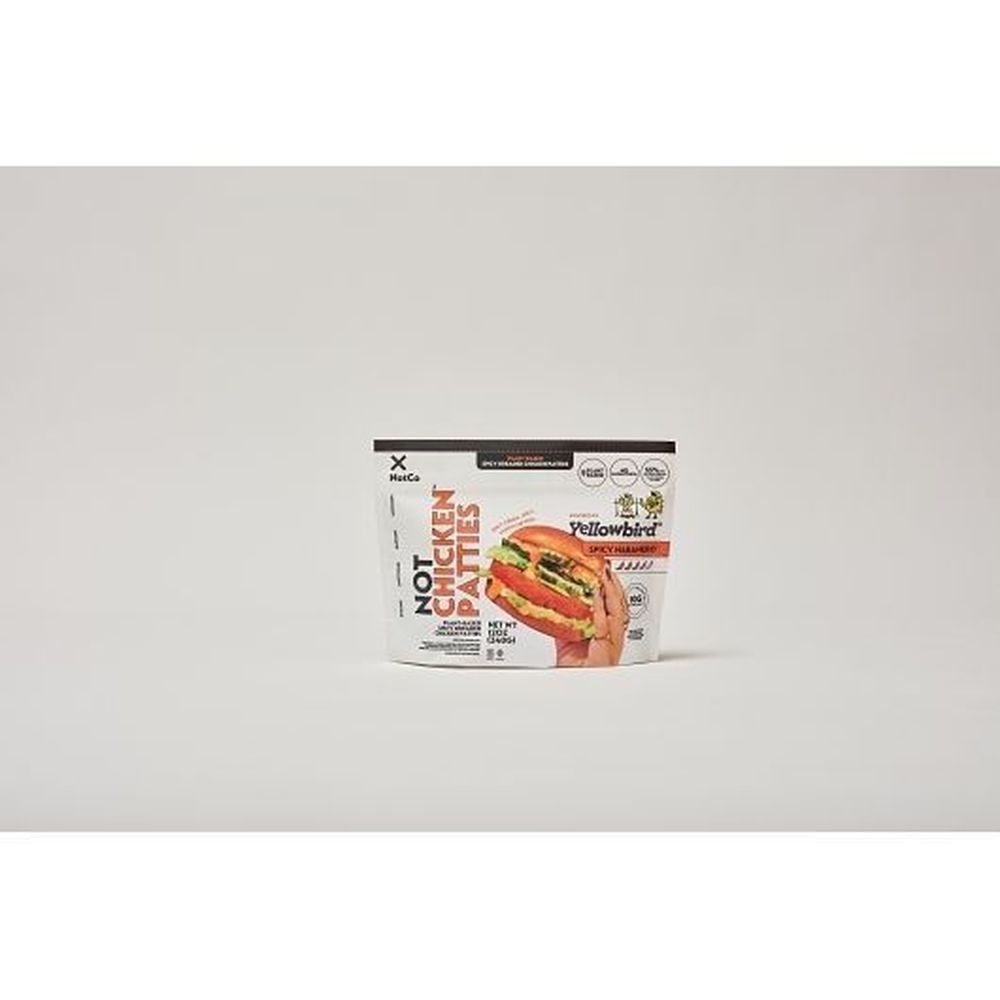 Notco Plant-Based Notchicken Patties with Yellowbird Spicy Habanero -- 6 per case