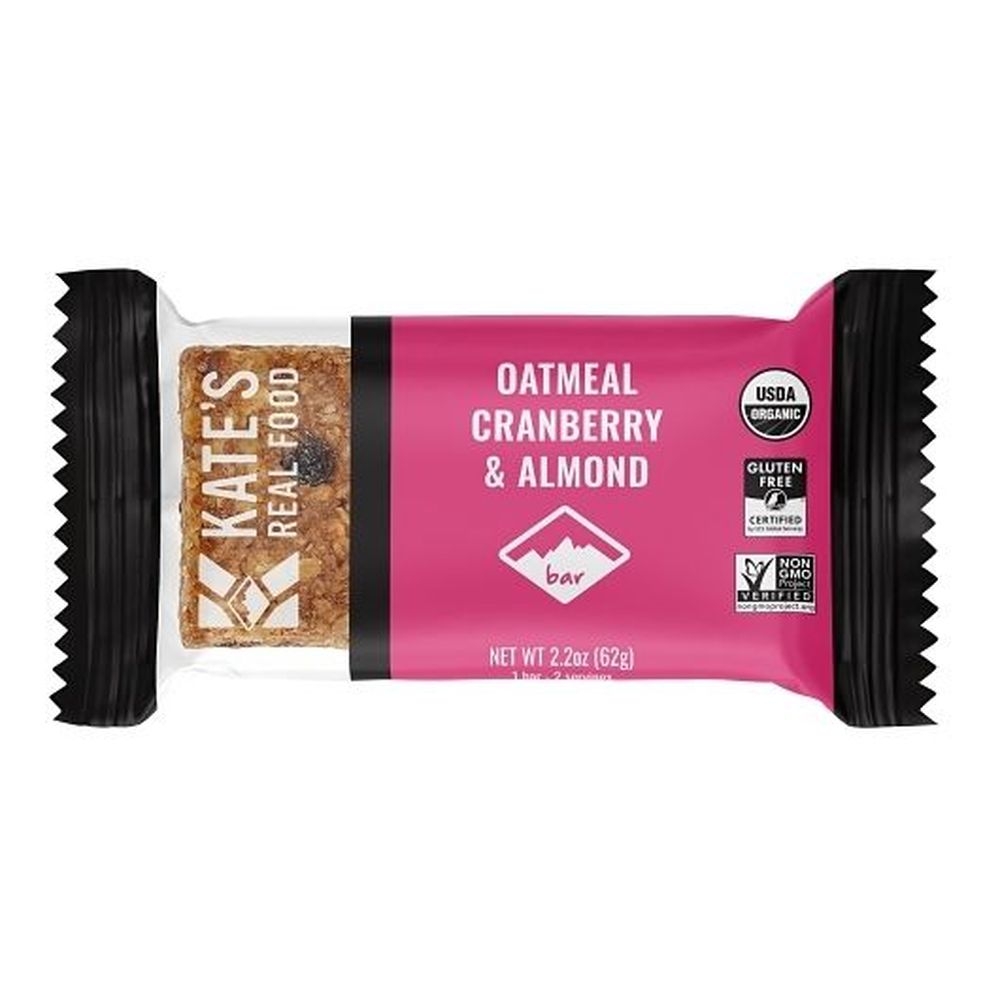 Kates Real Food Oatmeal Cranberry and Almond Bar, 2.2 Ounce -- 144 per case