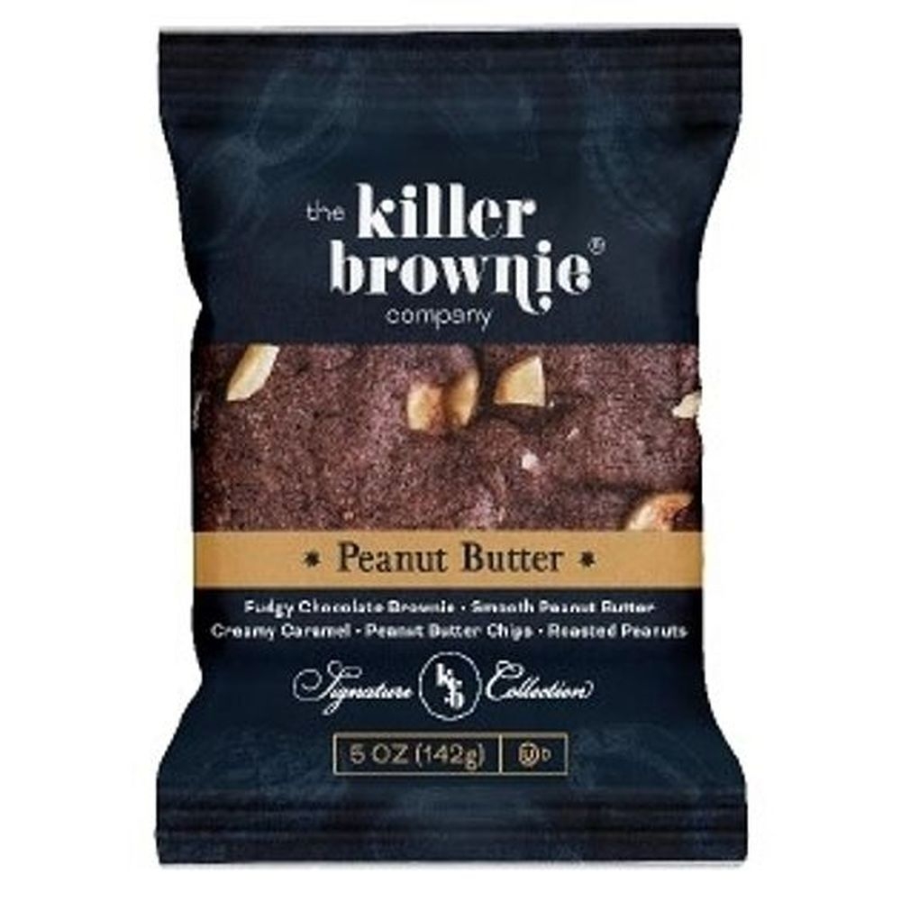 Killer Brownie Individually Wrapped Peanut Butter Brownie, 5 Ounce -- 36 per case