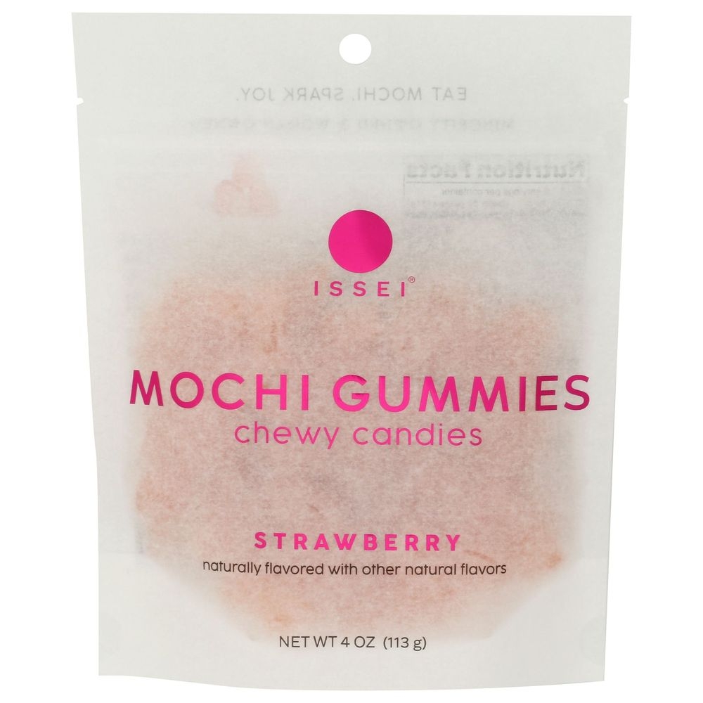 Issei Strawberry Mochi Gummies, 4 Ounce -- 8 per case