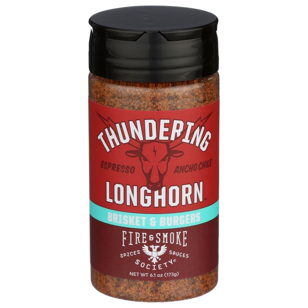 Fire and Smoke Society Thundering Longhorn Beef Rub, 6.1 Ounce -- 6 per case