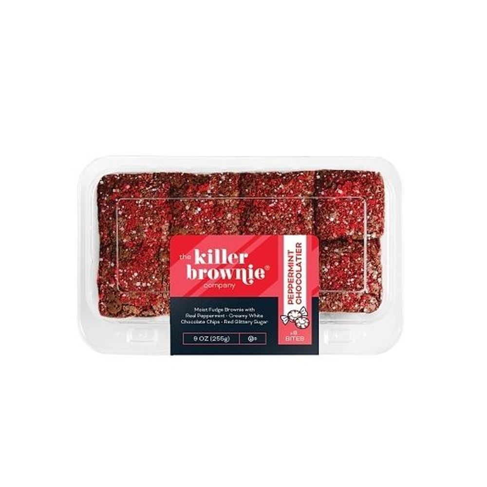 Killer Brownie Peppermint Chocolatier Brownie Bite, 9 Ounce -- 12 per case