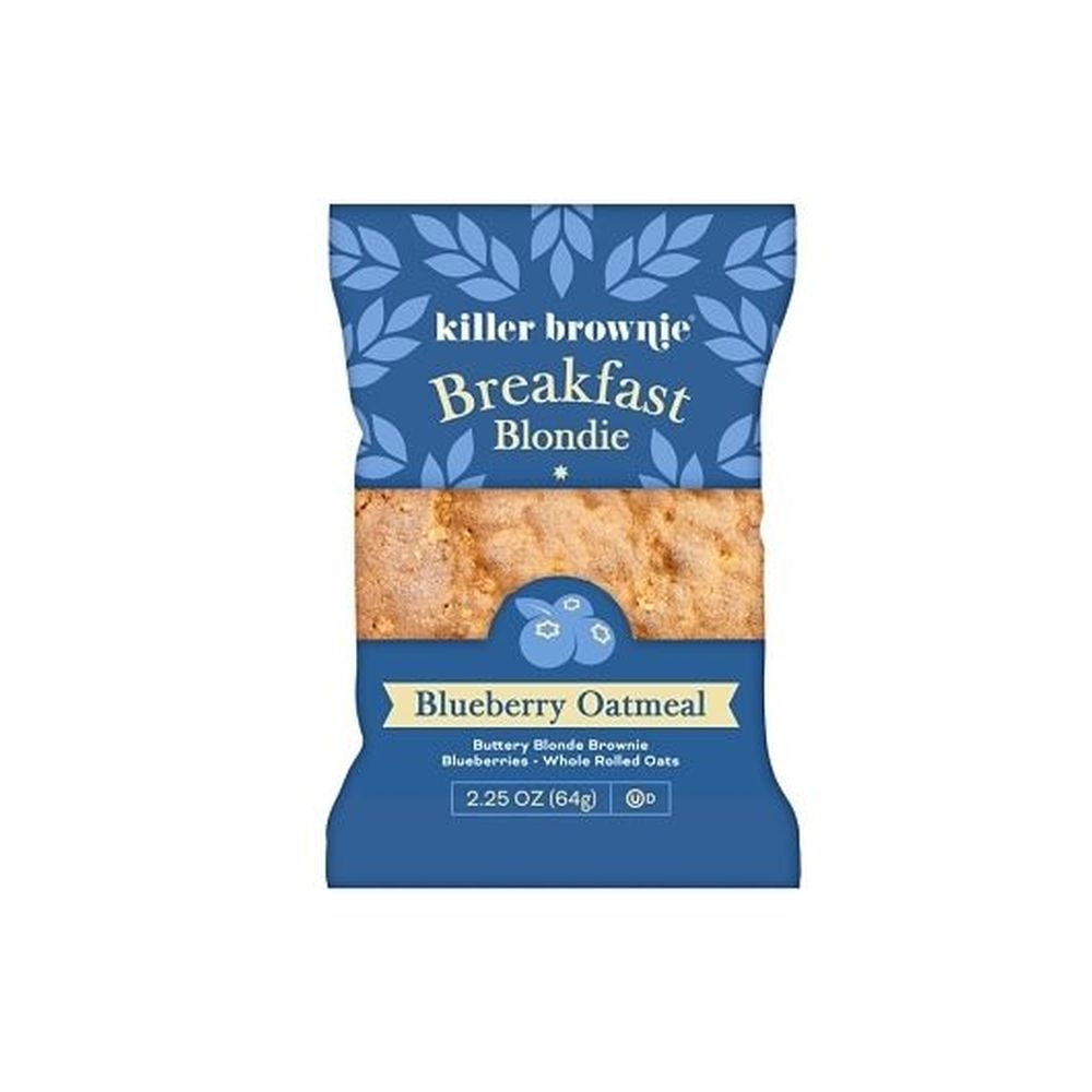 Killer Brownie Individually Wrapped Blueberry Breakfast Blondie, 2.25 Ounce -- 44 per case