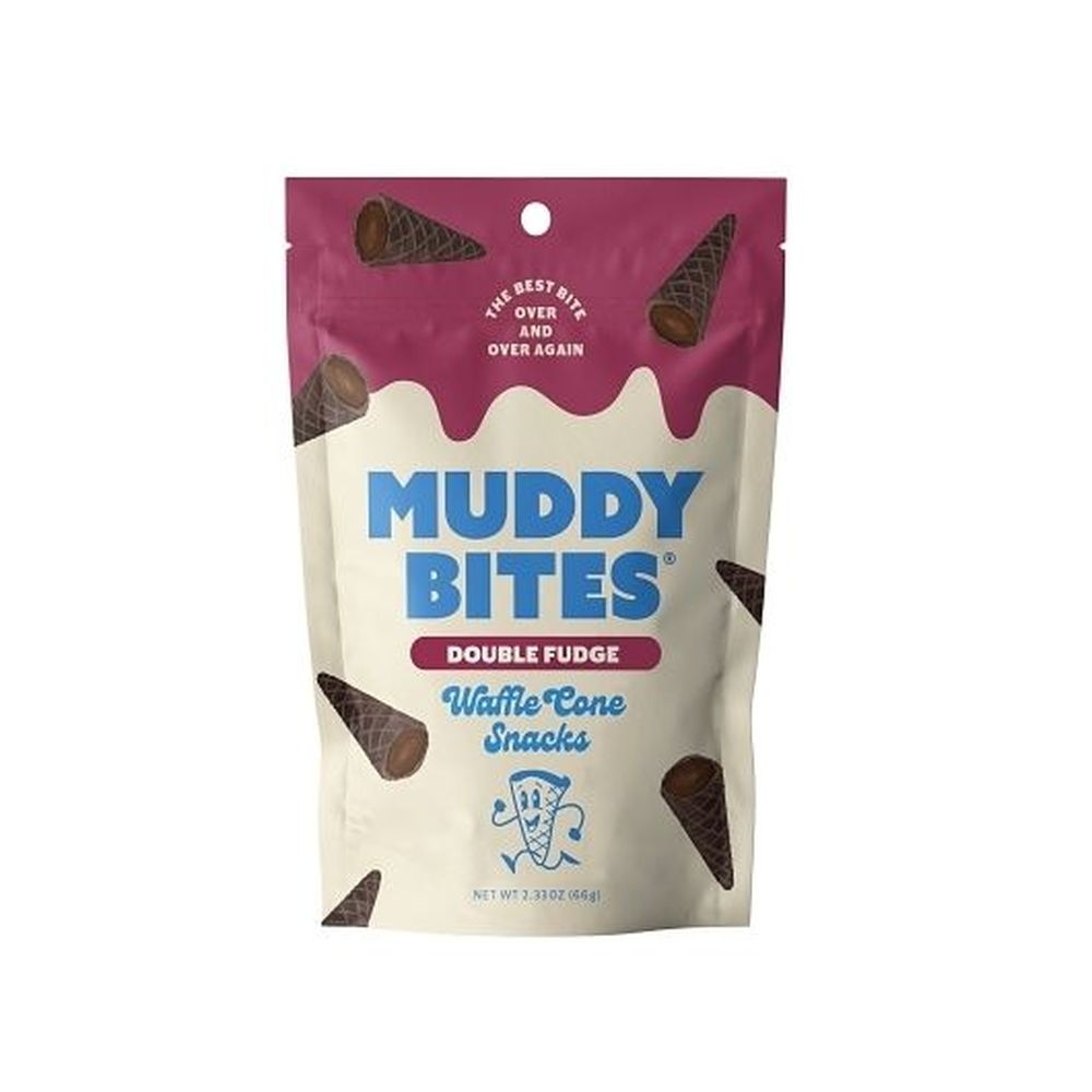 Muddy Bites Double Fudge Waffle Cone Snack, 1.16 Ounce -- 12 per case